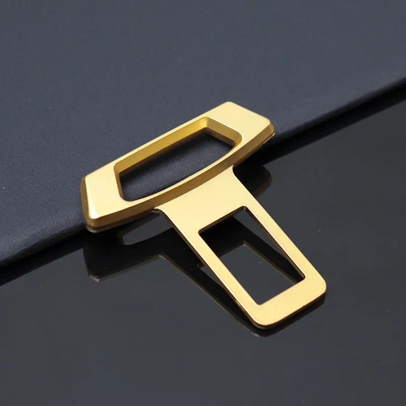Metal car interior silencer insert component in matte black, gold, or silver finishes