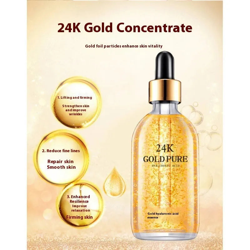 100g bottle of 24K nicotinamide and hyaluronic acid facial essence with ginseng