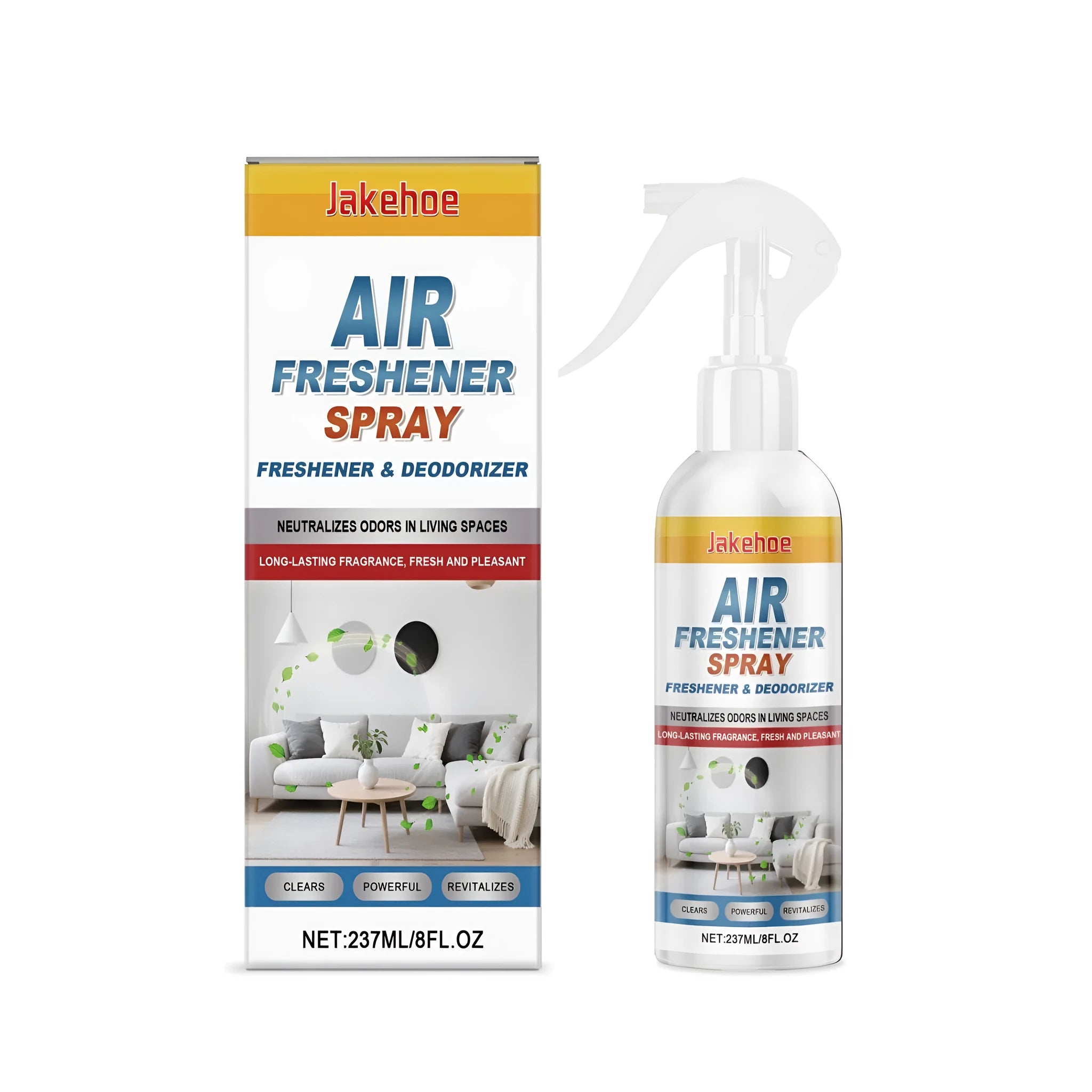 237ml air freshener spray bottle with menthol formula for room freshness