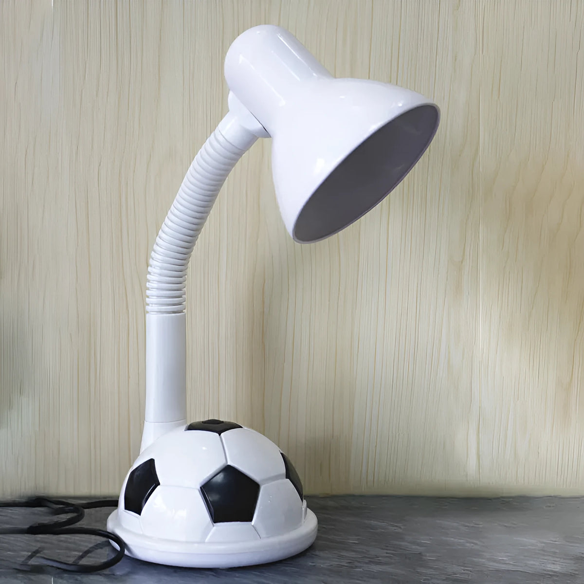 White ABS student desk lamp for reading and eye protection
