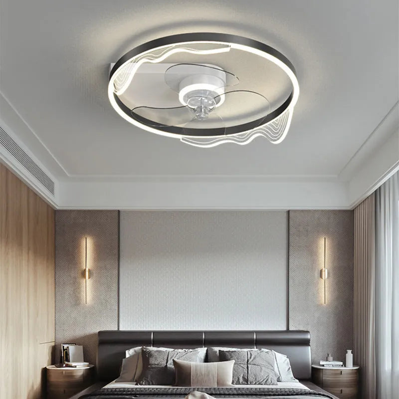 Landi simple modern iron ceiling lamp with LED light for a child's room or corridor.