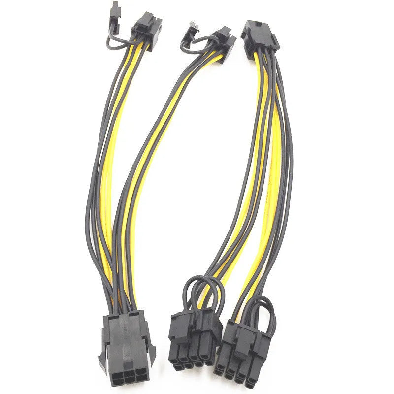 6pin to dual 8pin graphics card power supply line patch cord oxygen-free copper