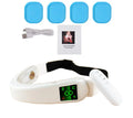 Infrared LED photon therapy face massager with blue and red light modes, 1000 mAh battery, and silicone sheet