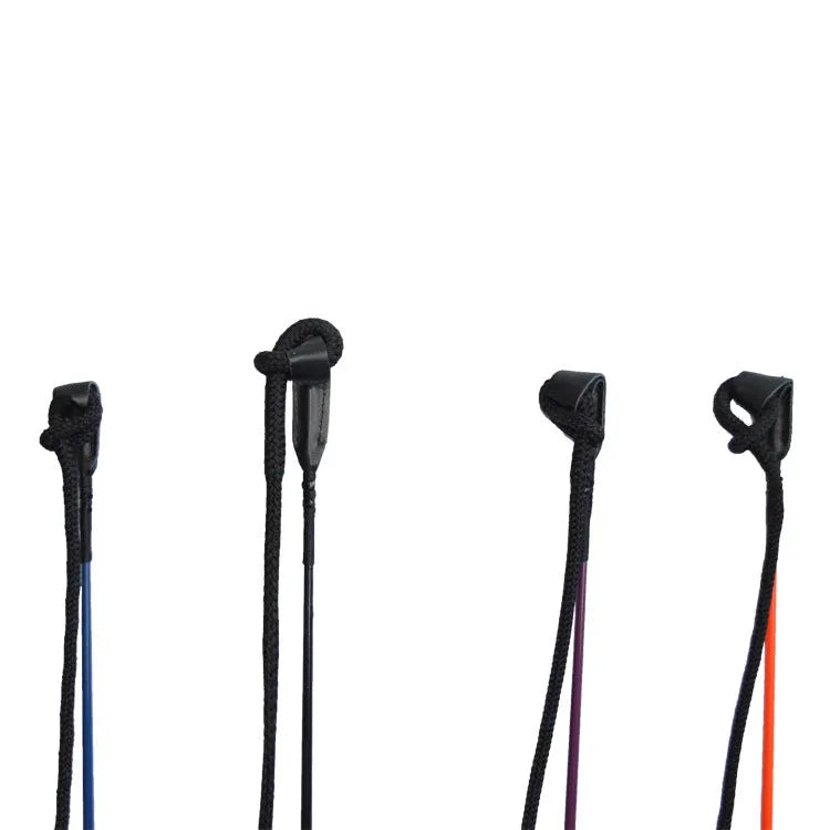 75 cm training whip with fibreglass core and nylon covering for horse training