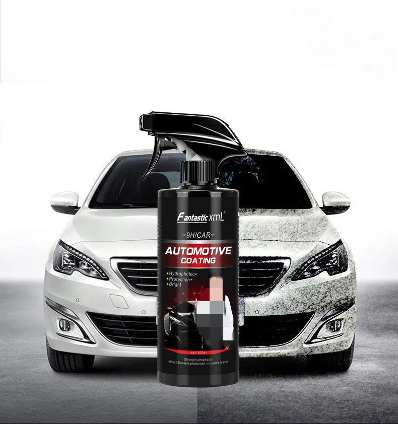 500ml automotive coating agent spray bottle with microfiber towel for car paint protection
