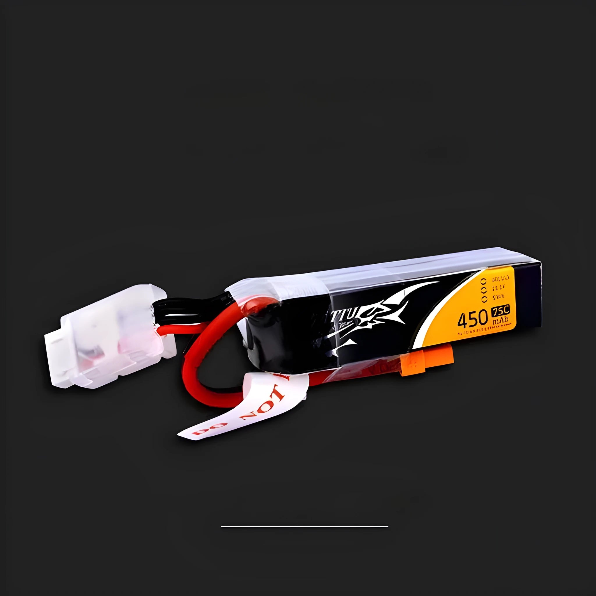 Tattu 450mAh 75C 14.8V soft bag lithium battery with XT30 connector for FPV drone