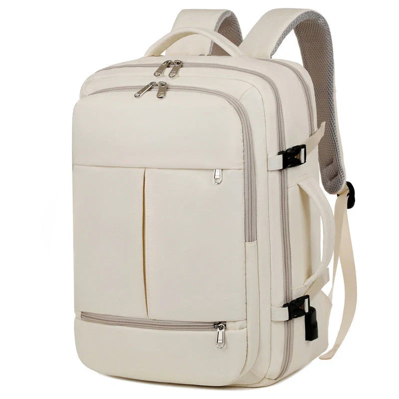 Premium backpack made of waterproof oxford cloth, featuring multiple pockets and compartments for business and travel use