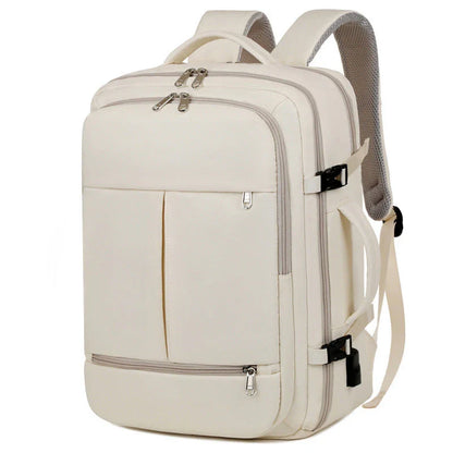 Premium backpack made of waterproof oxford cloth, featuring multiple pockets and compartments for business and travel use