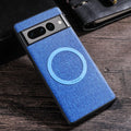 Google Pixel magnetic PC phone case in black showing device coverage and slim profile