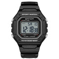 Youth electronic waterproof watch with alarm function in multiple colour options