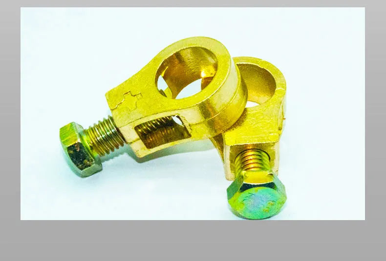 Pure copper car battery terminal connector clamp for automotive electrical systems