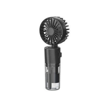 Portable Handheld Mist Fan with 4 Adjustable Wind Speed Settings for Outdoor Cooling and Hydration