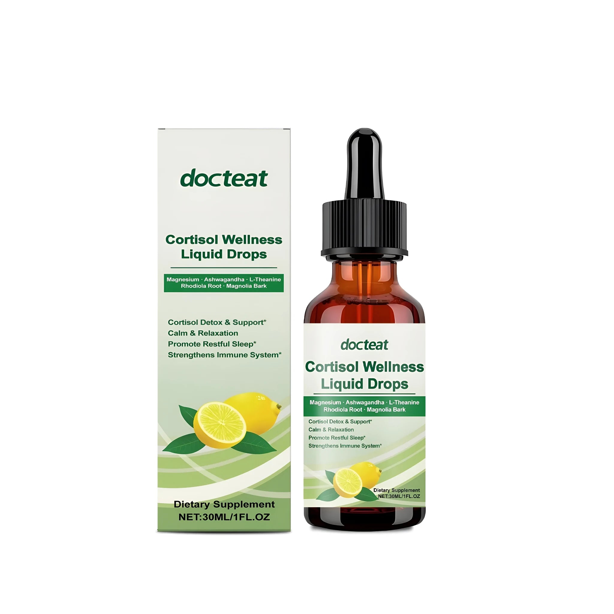 30ml bottle of herbal supplement drops with traditional Chinese medicine extract formula