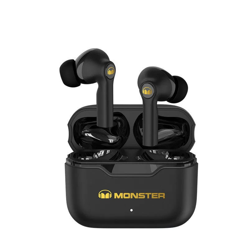 True wireless Bluetooth headset in black, white or blue colours showing in-ear design with separate left and right earpieces