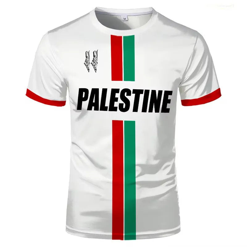 3D printed football t-shirt in black spandex fabric with raised patterns and half sleeves
