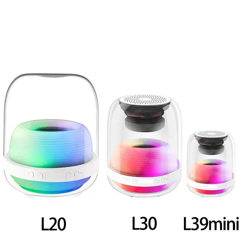 Multimedia desktop Bluetooth speaker in white with USB and radio functions, three sizes available