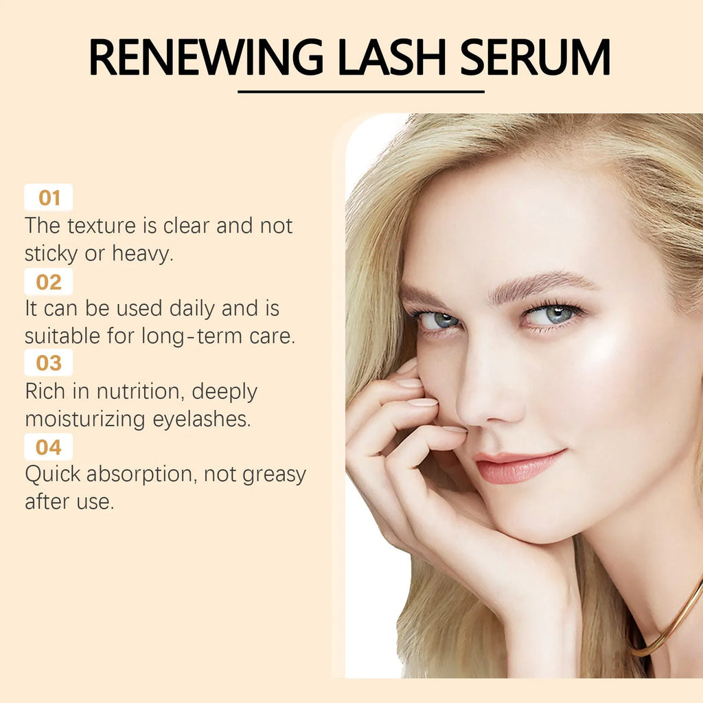 3ml bottle of Nourish Liquid for eyelash growth and conditioning serum.