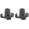Black ABS trunk hooks for Tesla MODEL3 2019-2020 showing two hooks
