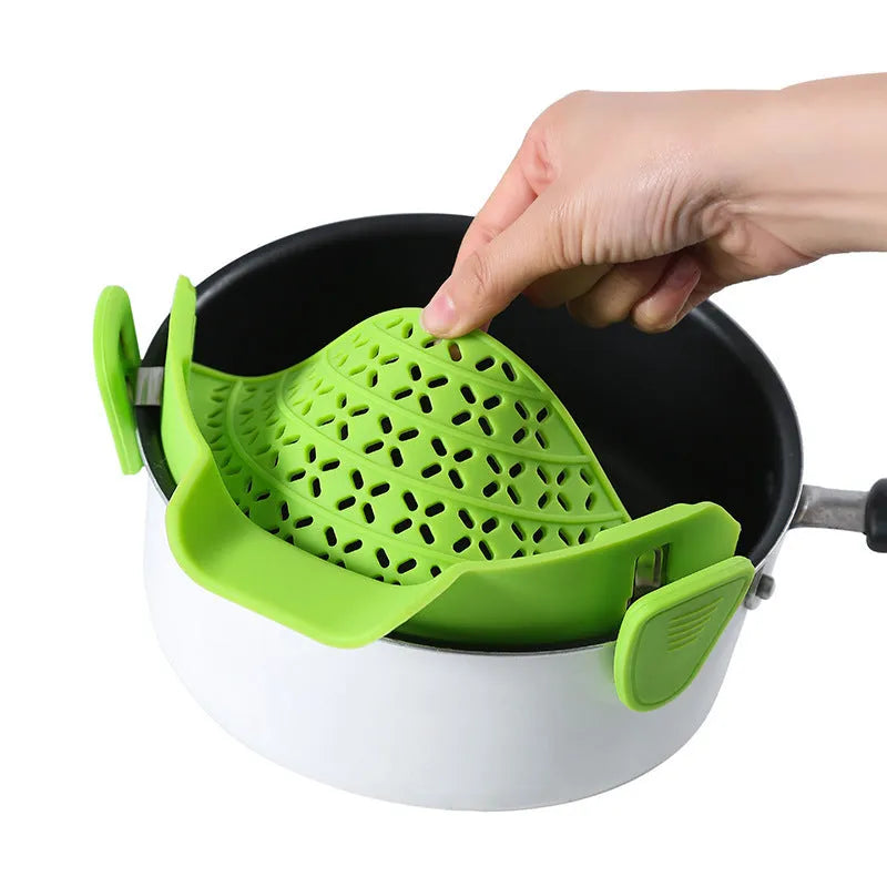 Silicone pot drain stopper with stainless steel spring in multiple colour options