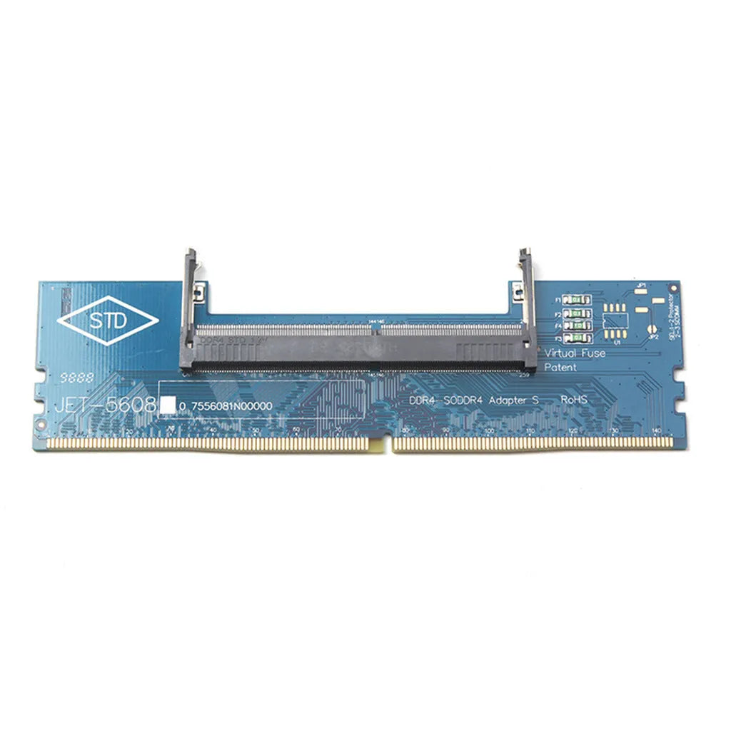 DDR4 laptop to desktop memory adapter card with electrostatic protective bag for safe component transfer