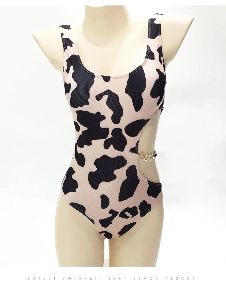 One piece swimsuit for women in polyester, white or pink, sleeveless with chest pad, sizes S to XL