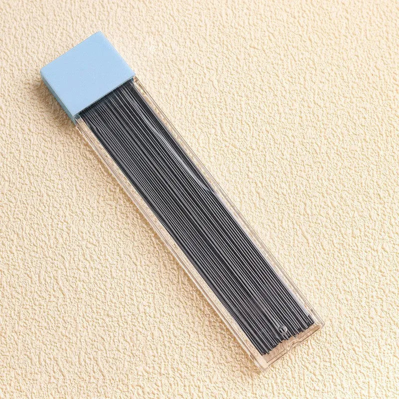 Automatic pencil press 0.5mm no sharpening in peach colour with plastic body and refills