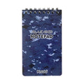Waterproof spiral-bound A5 office notepad with PP cover, shown in multiple colour options.