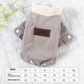 Lambswool dog vest with fleece lining in grey or pink colour, sizes XS to XXL