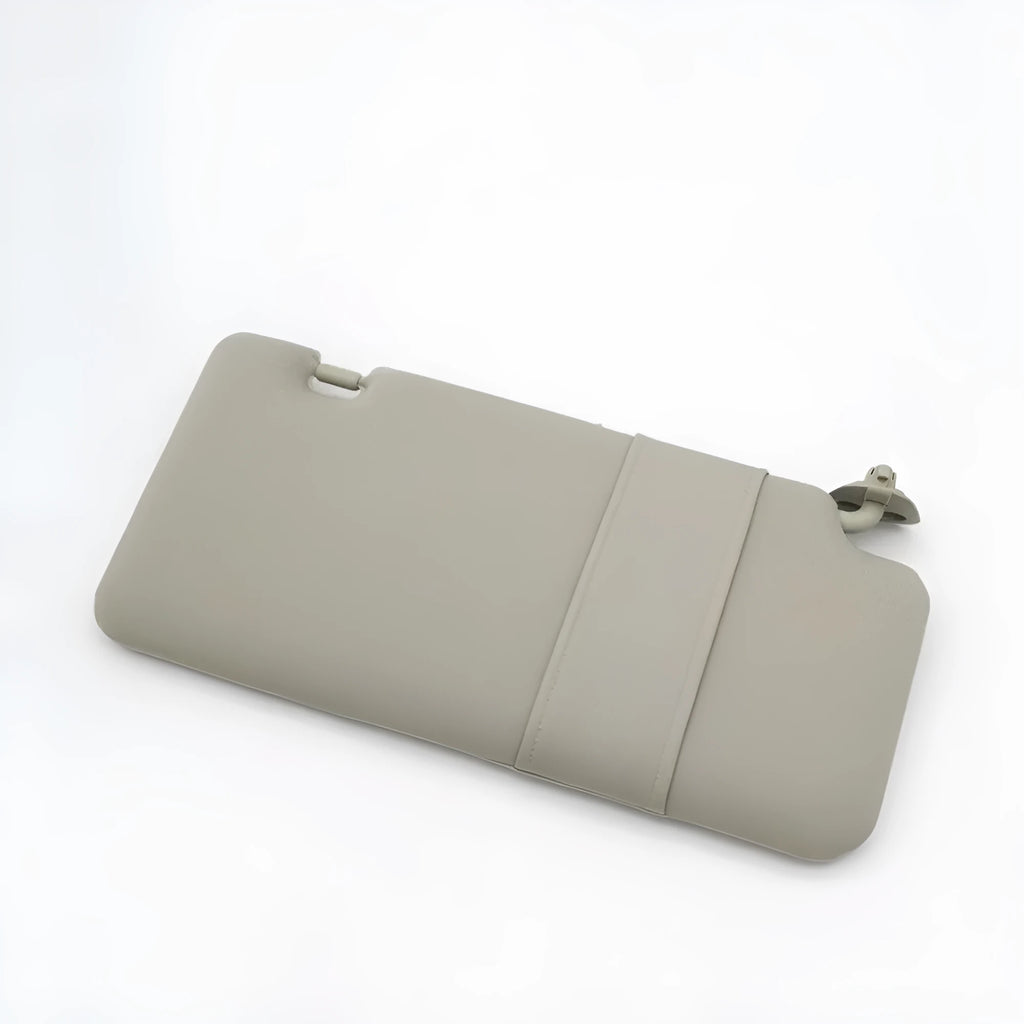 Beige sun visor with cosmetic mirror for Nissan Lida 2005-2012 replacement