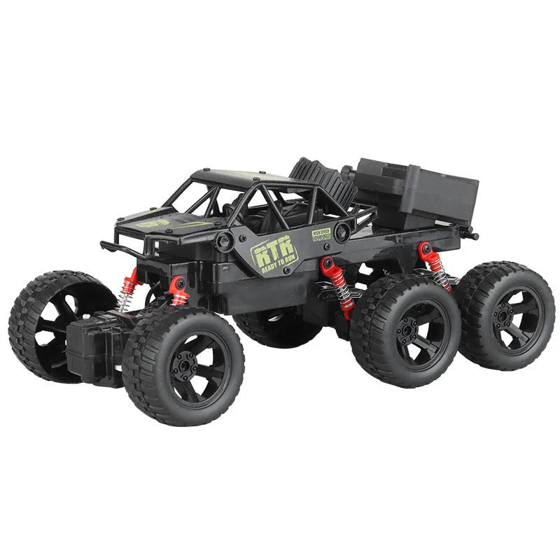 Children's large remote control car in black for climbing and drifting outdoor play