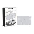 Silver aluminium film car windscreen cover for frost and snow protection