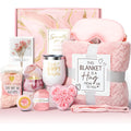 Aromatherapy candle soap bath gift set in modern simplicity plastic box measuring 27x23x13cm