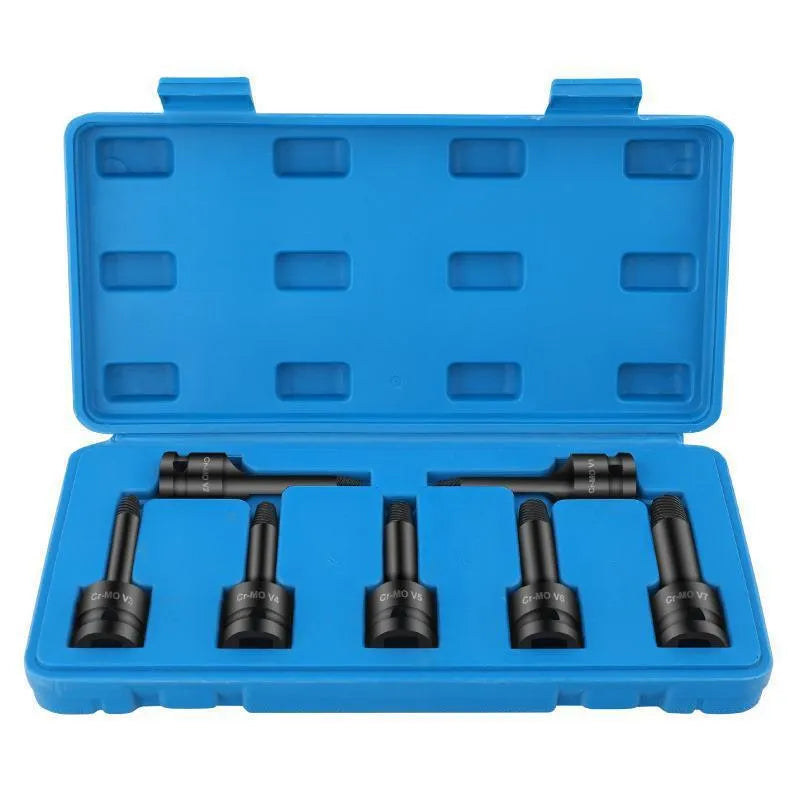 Electric wrench broken stud spanner set, alloy tool, 7 pieces, 60mm or 78mm model for home tools repair