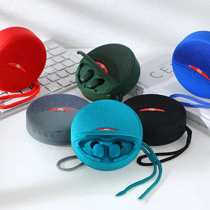 Premium Outdoor Bluetooth Speaker with 3D Stereo Sound, Wireless Connectivity, and Hands-Free Calling