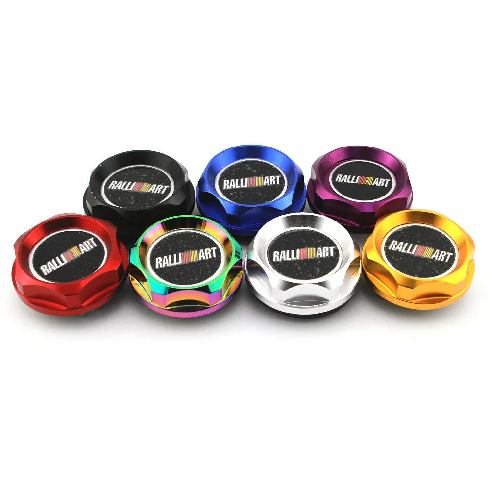 Aluminium alloy oil filter cap for Mitsubishi in six colour options