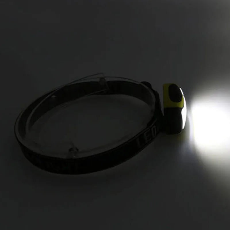 Yellow Major three-speed COB headlamp for outdoor night riding and mountaineering