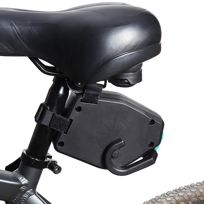 Black plastic/resin bicycle trailer traction rope for towing bike trailers
