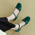 Apricot coloured classic Roman sandals with a buckle fastening and round toe on a rubber sole.