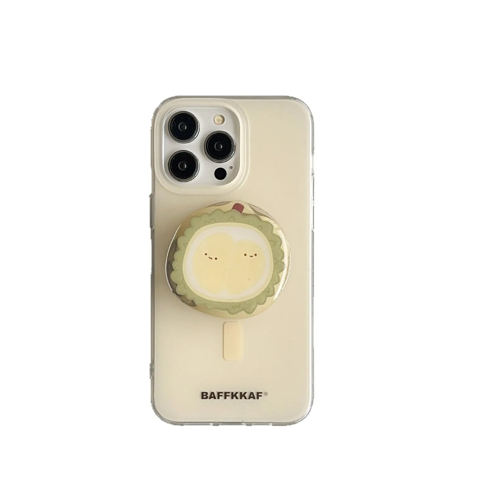 Simple solid fruit magnetic bracket TPU phone case for iPhone, with stand, in green