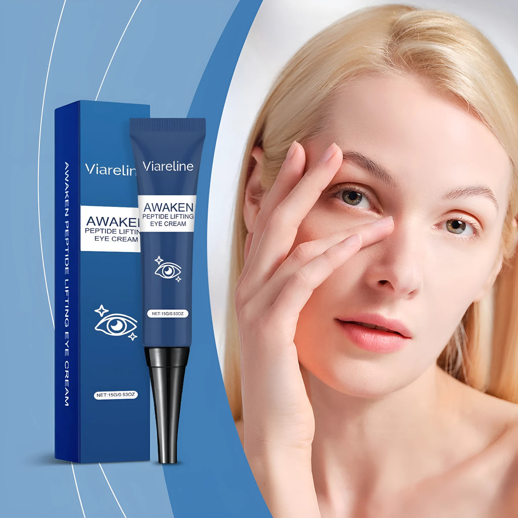 15g tube of Viareline collagen firming eye cream for smoothing skin around eyes