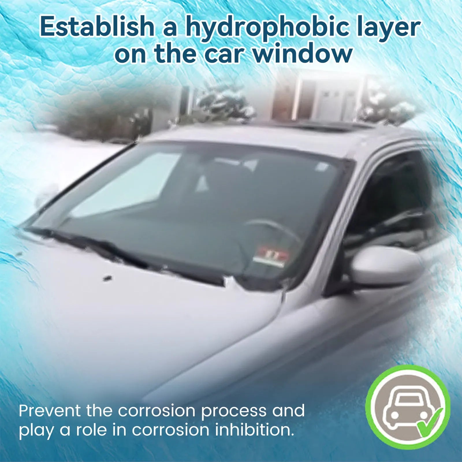 60ml car window deicing spray bottle for winter windscreen ice removal