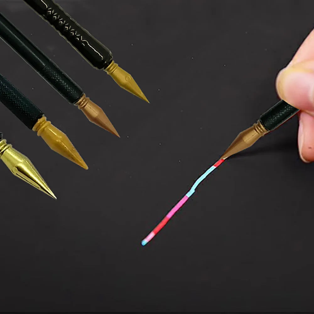 PS plastic scratch art pen with scraping tip for children's arts and crafts projects