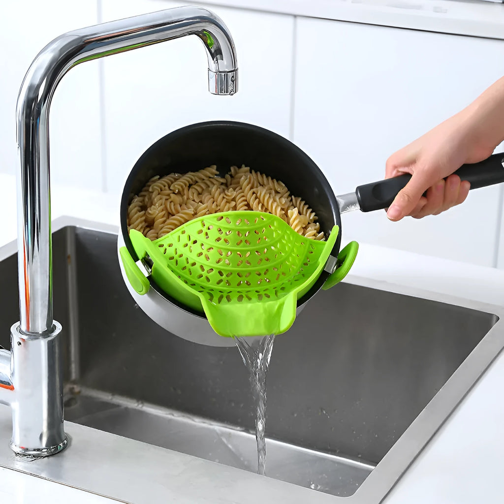 Silicone pot drain stopper with stainless steel spring in multiple colour options