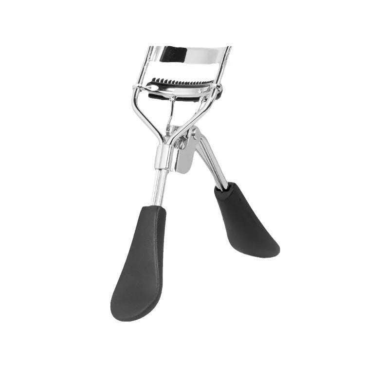 A4 manual eyelash curler with black ribbon comb attachment