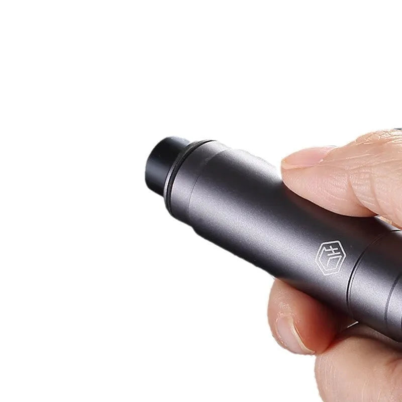 Gun grey aluminium alloy car safety hammer with bearing steel impact head for emergency window breaking