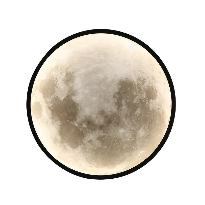 Round LED wall light with PMMA shade, 24cm 50cm or 60cm diameter, stepless dimming remote control