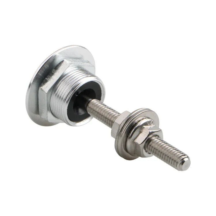 30mm diameter aluminium alloy engine cover lock in silver, black, gold, blue, and red colour options with a 55mm screw.