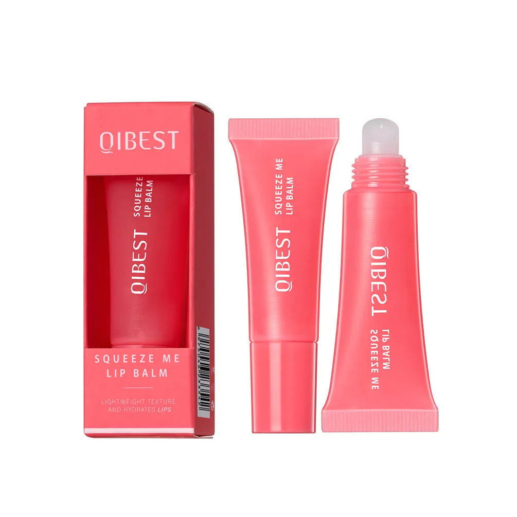 Standard lipstick tube of water coagulation nourishing lip balm for moisturising.