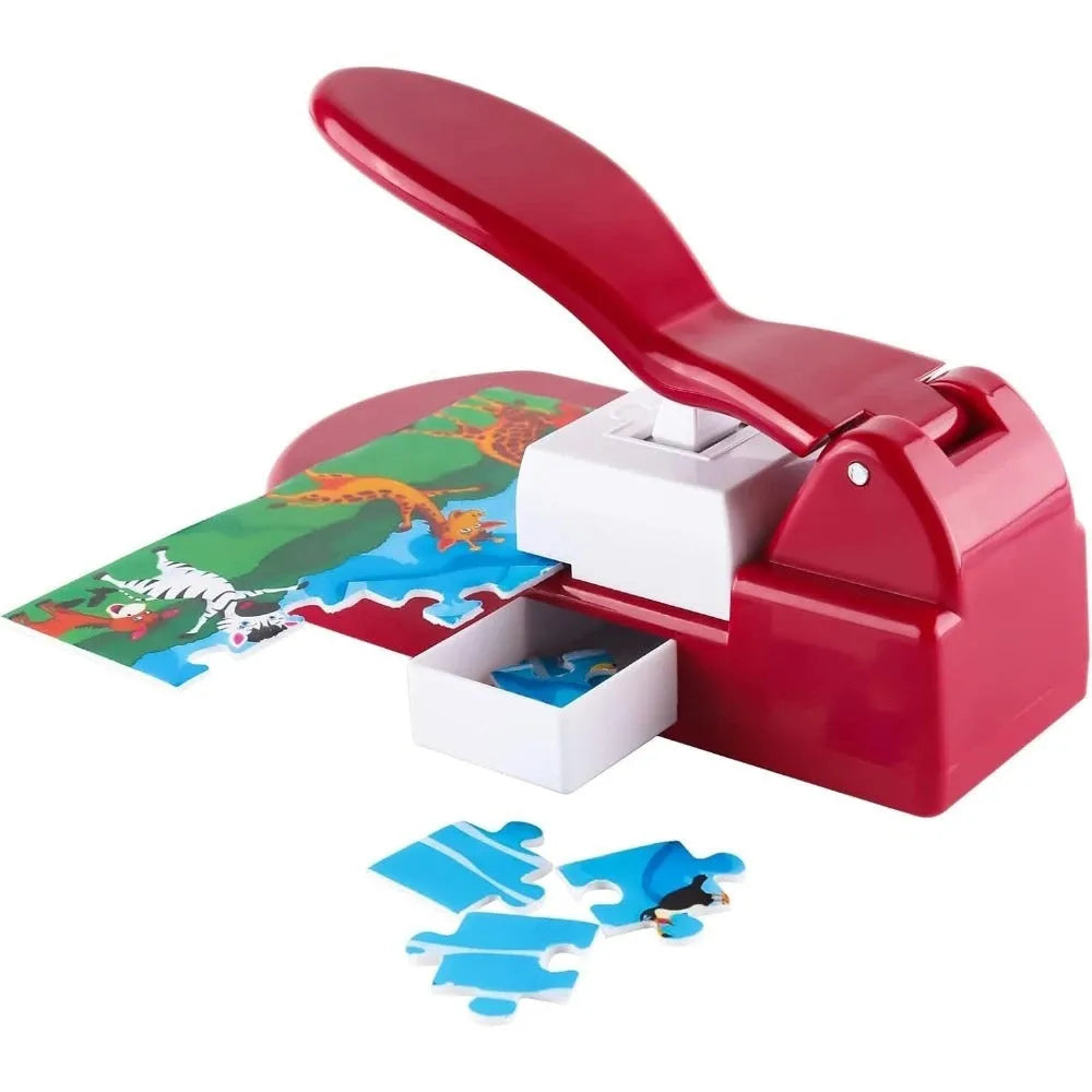 Puzzle Memory Early Education Handmade Educational Toys plastic jigsaw set with colour box for teenagers, green and red options.