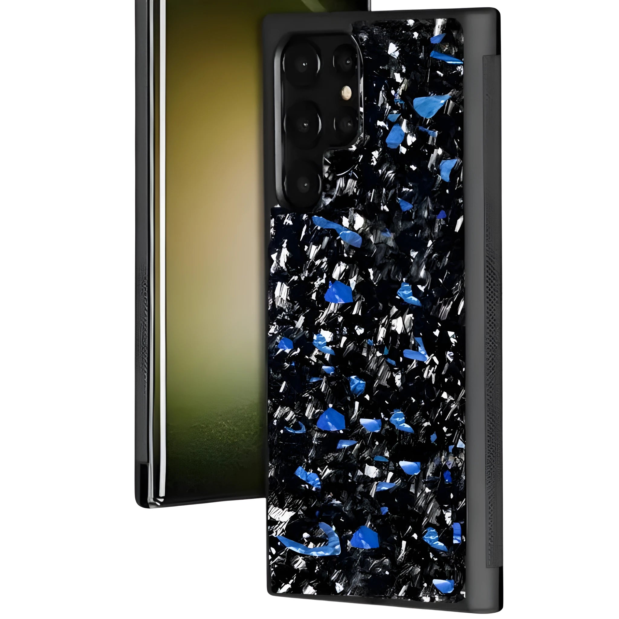 Forged Carbon fibre mobile phone case for Samsung Galaxy models in multiple colour options.
